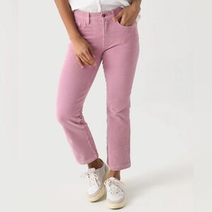 Faherty soft stretch cordoruy flare pants